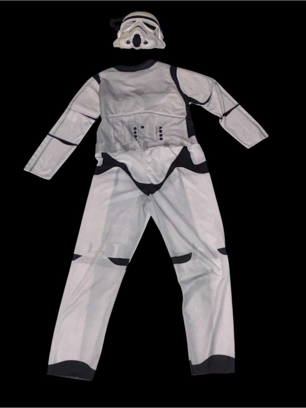 Rubíes Star Wars Kids Stormtrooper Costume with mask  in White & Black Boys M